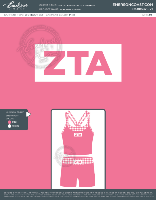 EC-00537 Zeta Tau Alpha Texas Tech University Work Week 2026-WW