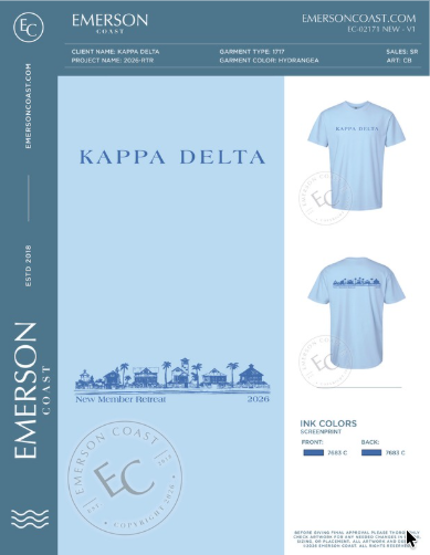 EC-02171 NEW Kappa Delta Troy University New Member Retreat Tees 2026-RTR