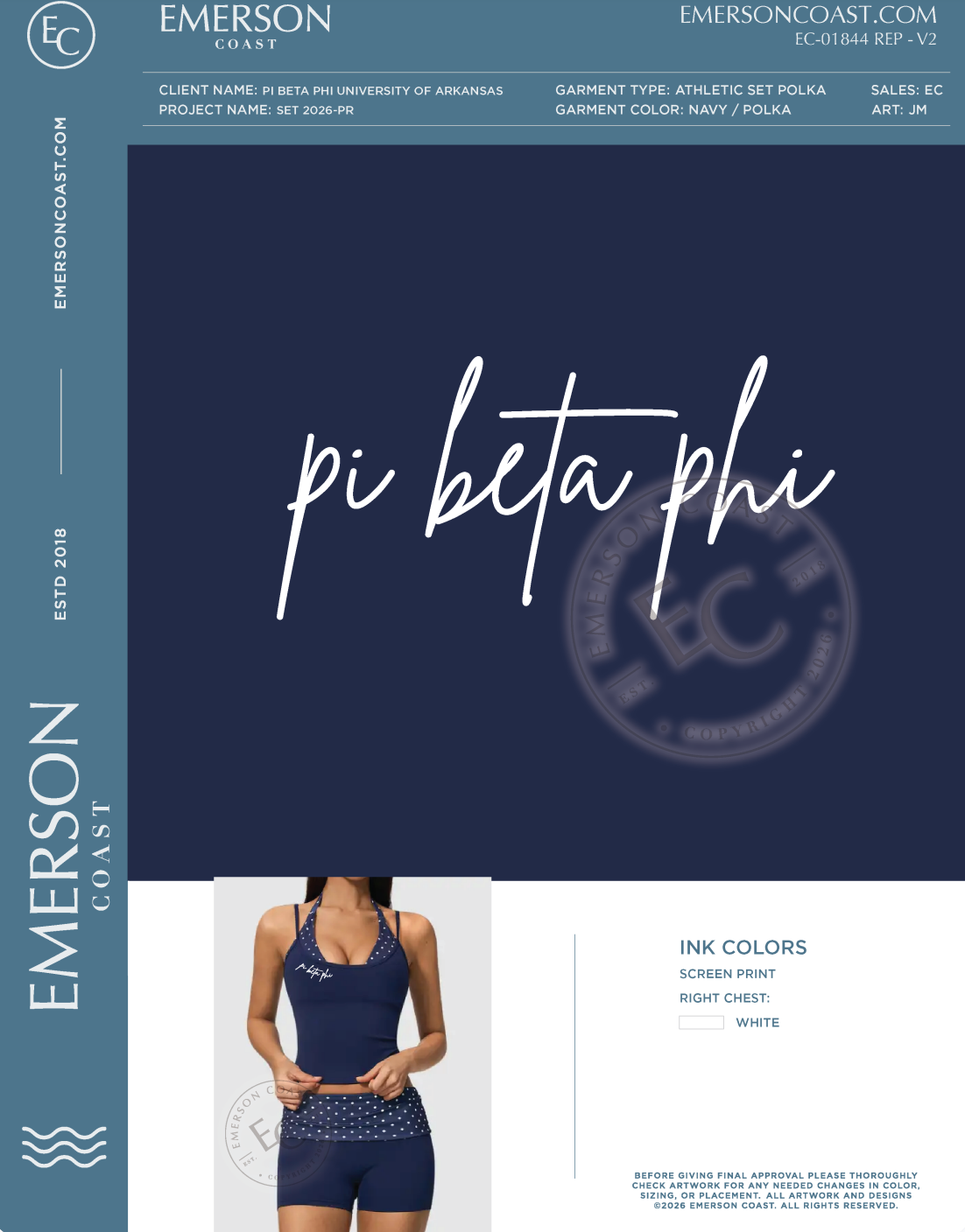 EC-01844 REP Pi Beta Phi University of Arkansas Set 2026 PR