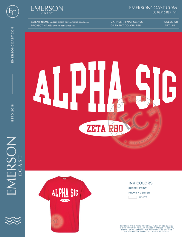 EC-02516 REP Alpha Sigma Alpha West Alabama Comfy Tees 2026-PR
