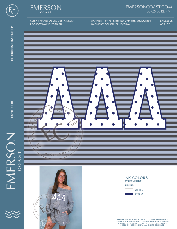 EC-02706 REP Delta Delta Delta Furman University Set 2026-PR