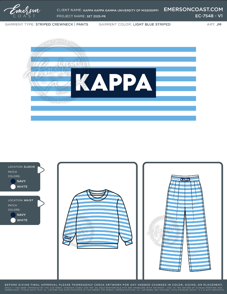 EC-7548 Kappa Kappa Gamma University of Mississippi Set 2025-PR