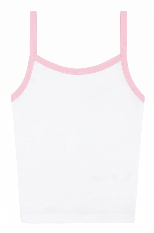 Bubblegum Pink and White