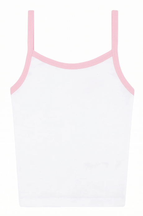 Bubblegum Pink and White