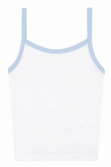 Light Blue and White