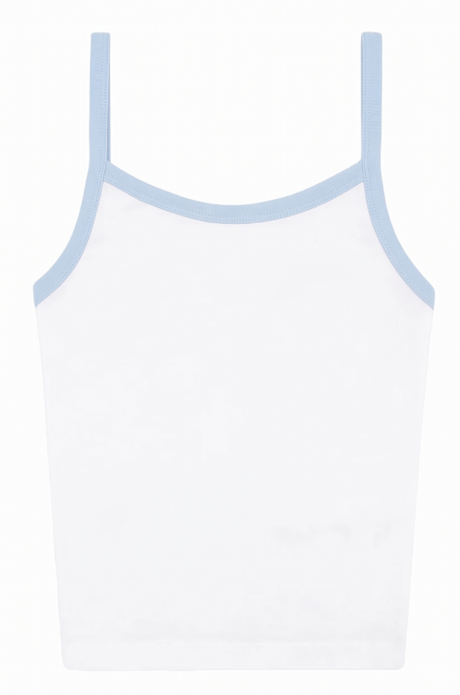 Light Blue and White