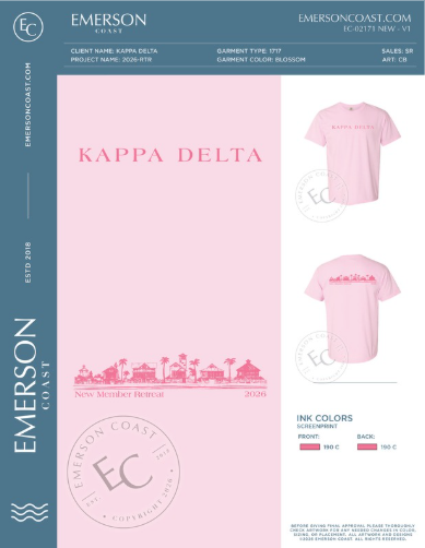 EC-02171 NEW Kappa Delta Troy University New Member Retreat Tees 2026-RTR
