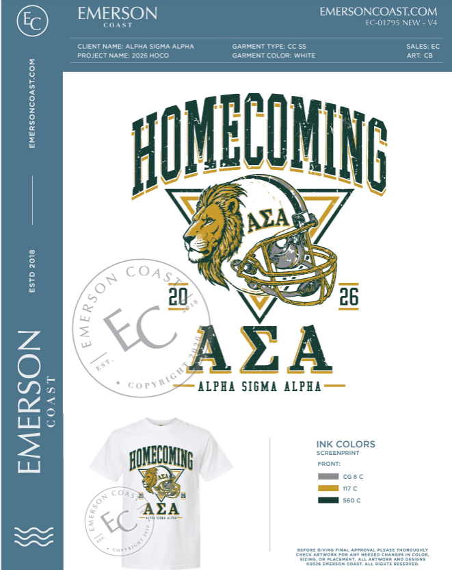 EC-01795 NEW Alpha Sigma Alpha Methodist University Homecoming 2026 HOCO
