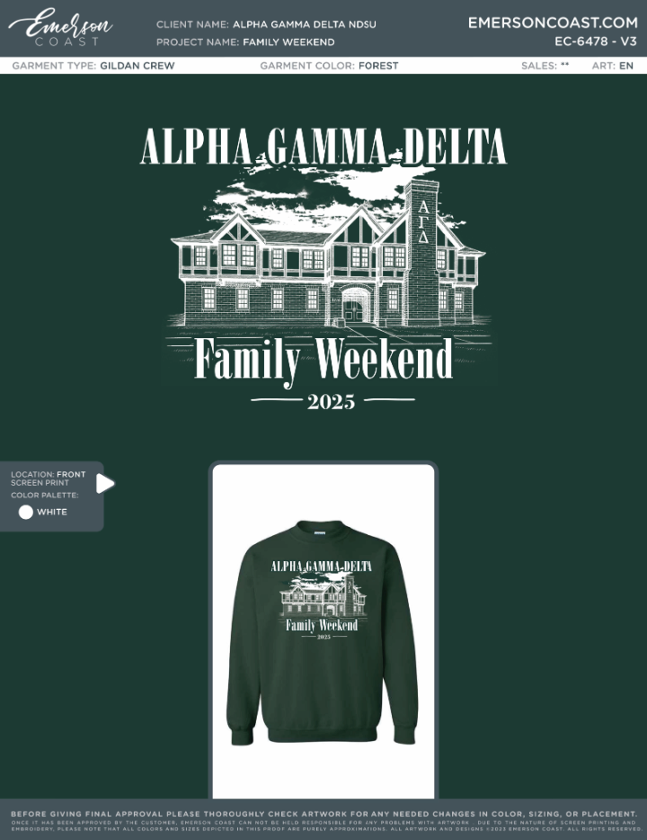 EC-6478 REP Alpha Gamma Delta North Dakota State University Family Weekend 2025-FW