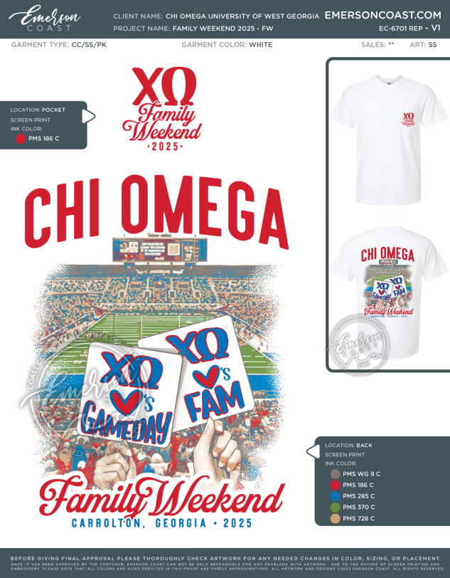 EC-6701 REP Chi Omega University of West Georgia 2025 - FW