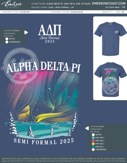 EC-7970 NEW Alpha Delta Pi University of North Carolina at Charlotte 2025 - DF