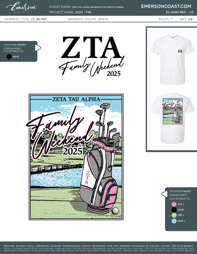 EC-6592 REP Zeta Tau Alpha University of North Florida 2025 - FW