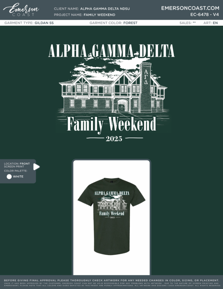 EC-6478 REP Alpha Gamma Delta North Dakota State University Family Weekend 2025-FW