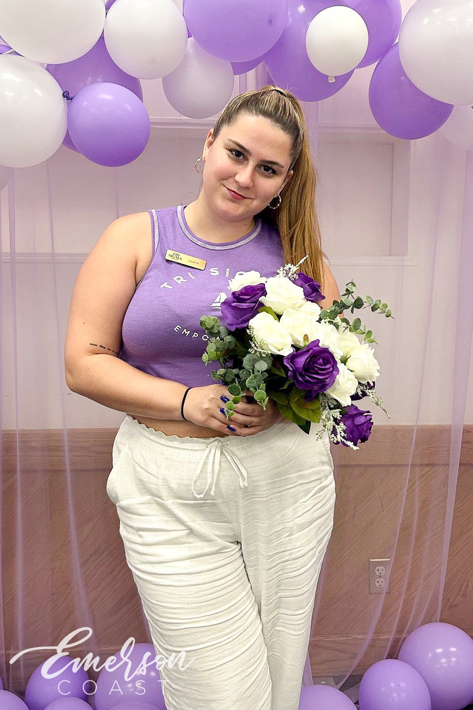 Sigma Sigma Sigma University of Massachusetts Amherst Lavender Recruitment Chaney Tank