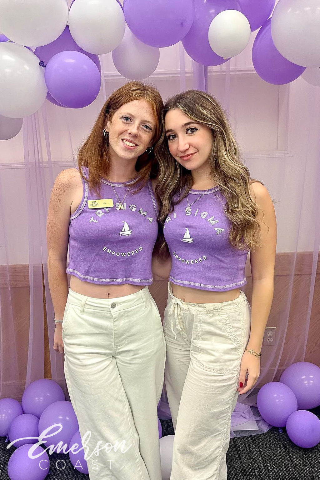Sigma Sigma Sigma University of Massachusetts Amherst Lavender Recruitment Chaney Tank