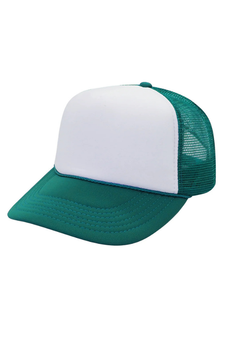 Teal/White