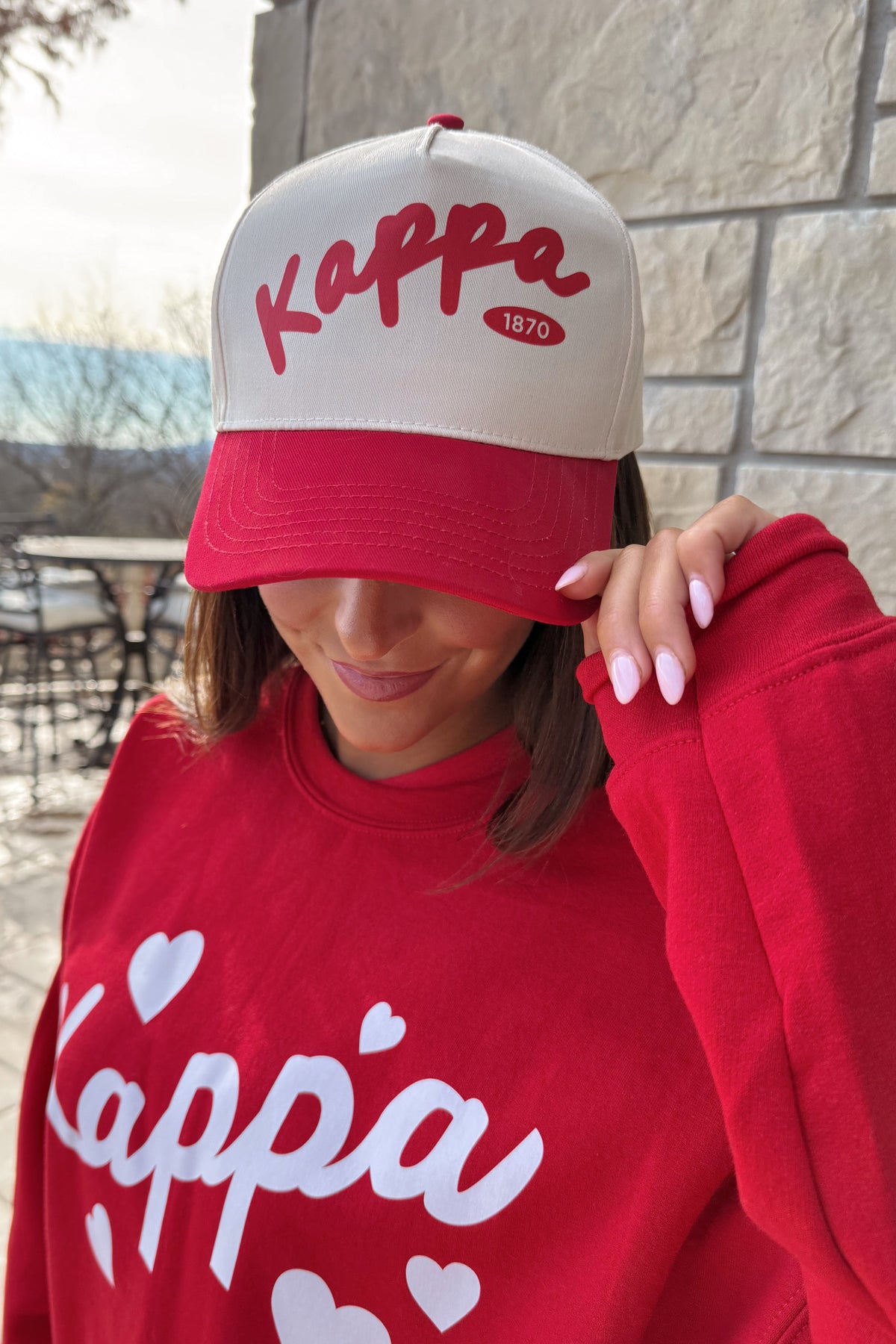 Kappa Red Trucker Hat