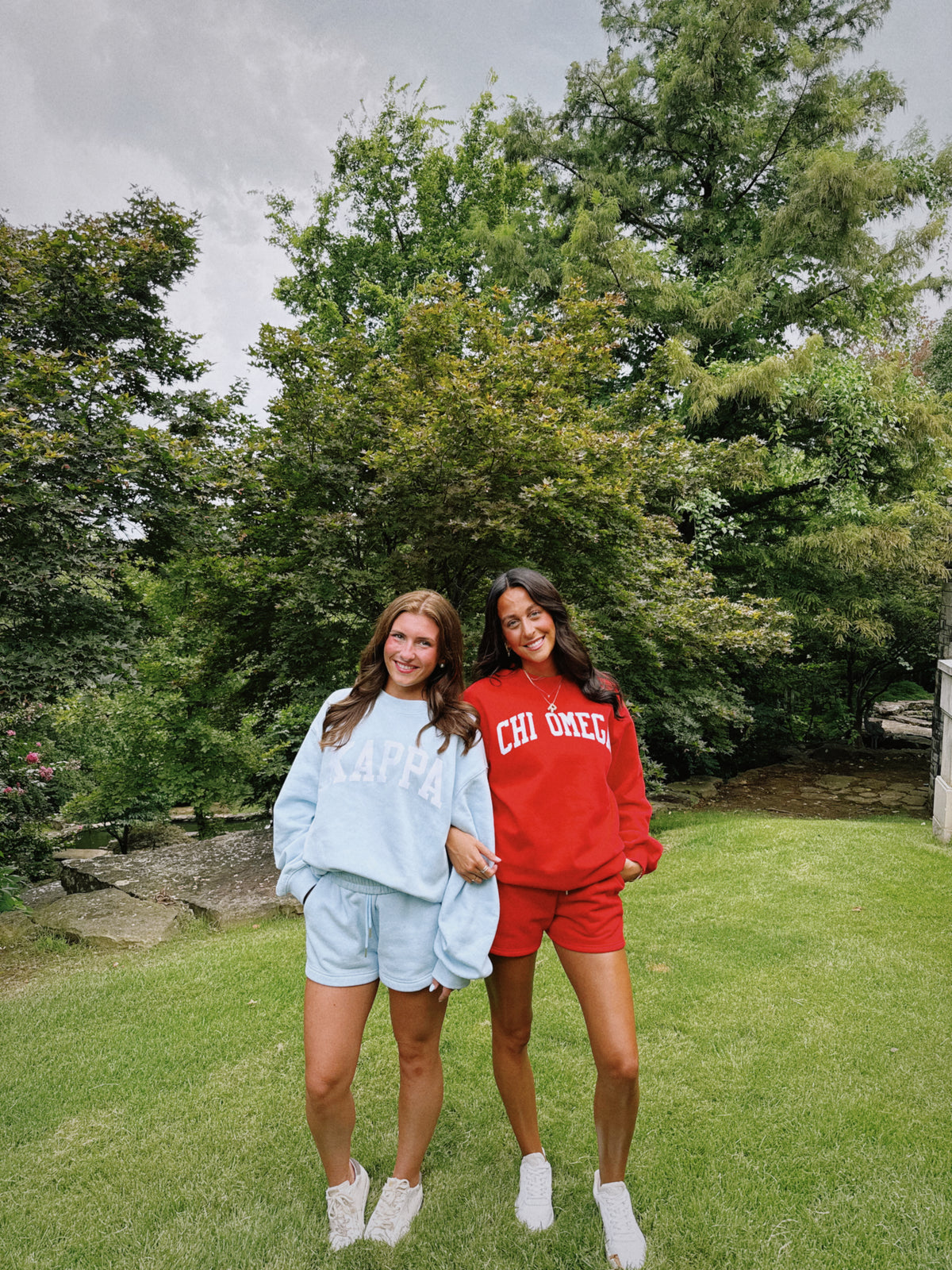 Chi Omega Red Varsity Breeze Set