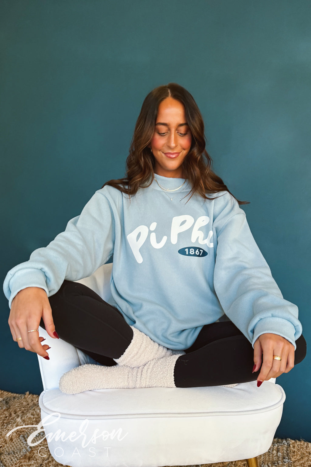 Pi Phi Aspen Mock Neck Sweatshirt