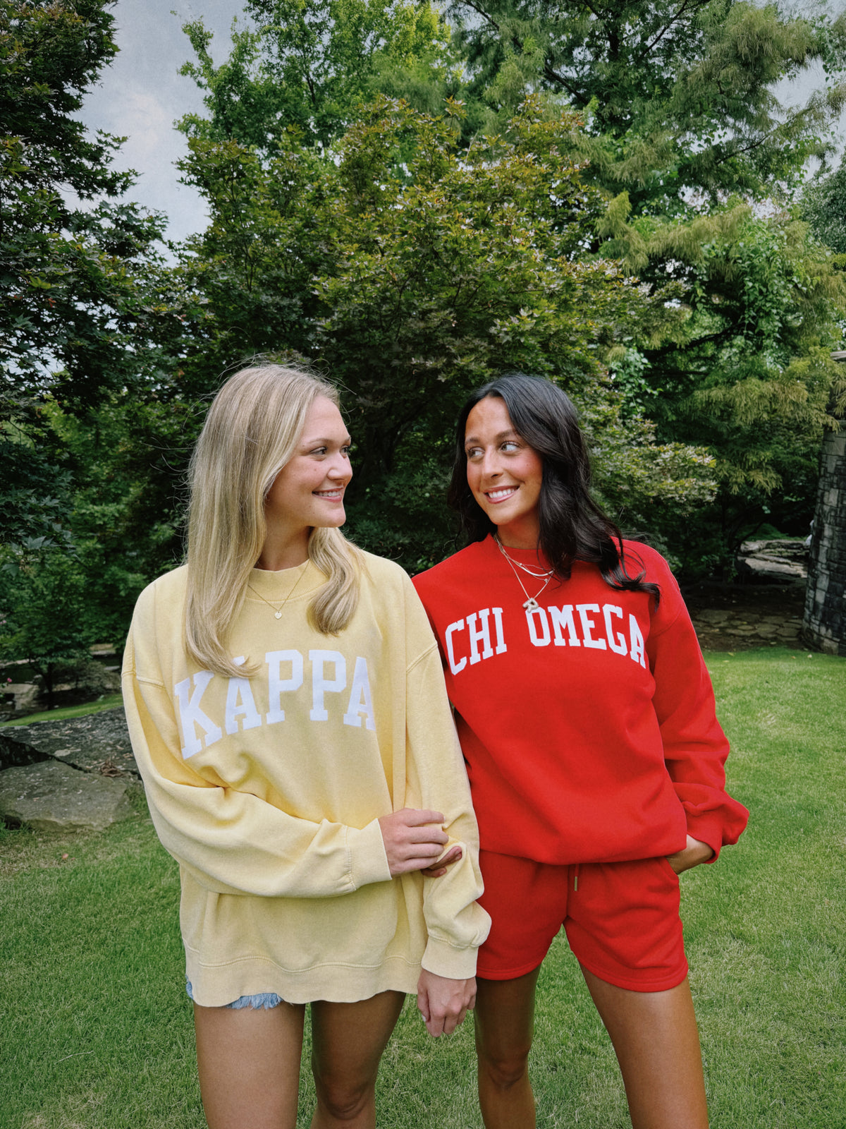 Chi Omega Red Varsity Breeze Set