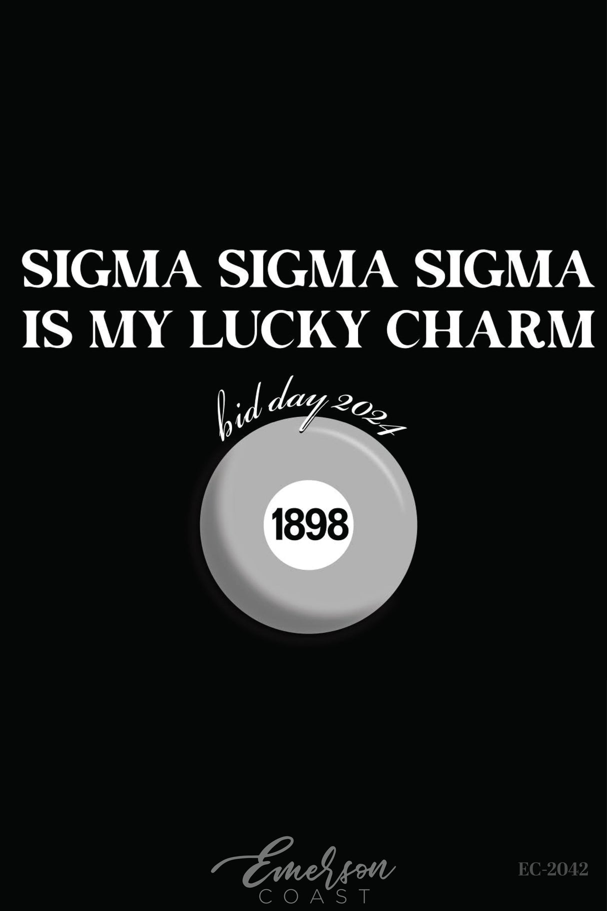 Tri Sigma Is My Lucky Charm Bid Day Tee