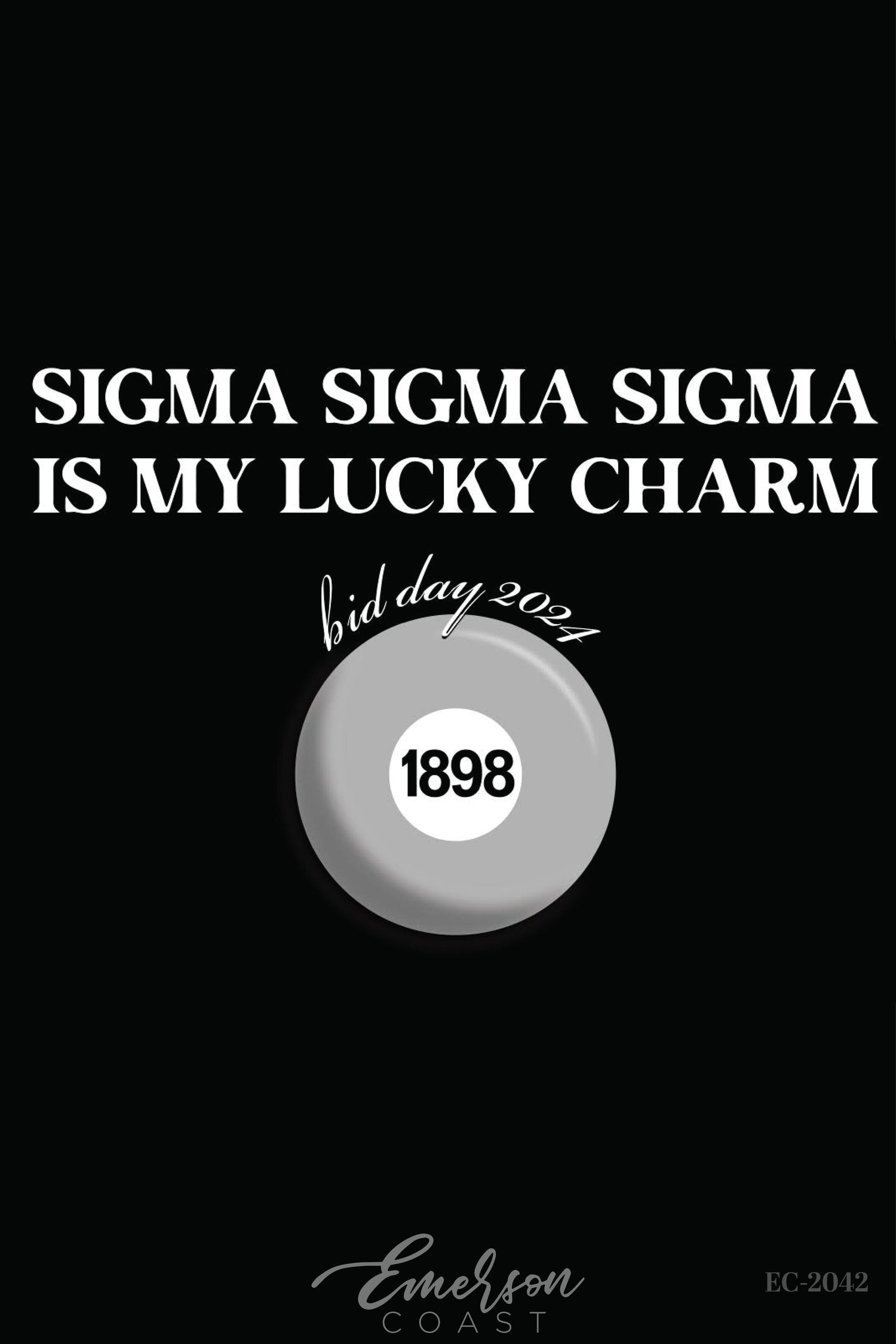 Tri Sigma Is My Lucky Charm Bid Day Tee