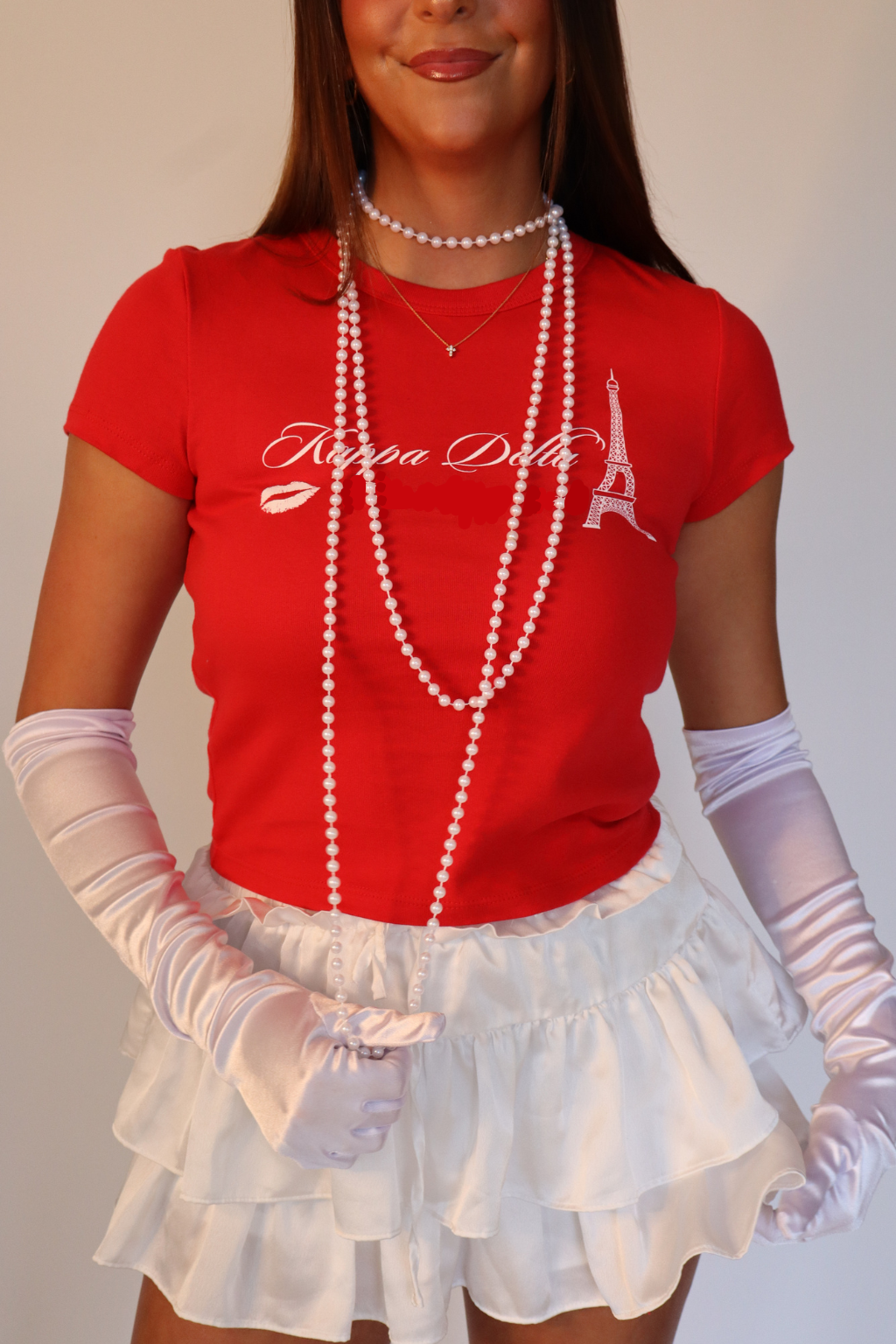 Kappa Delta Paris Bid Day Baby Tee