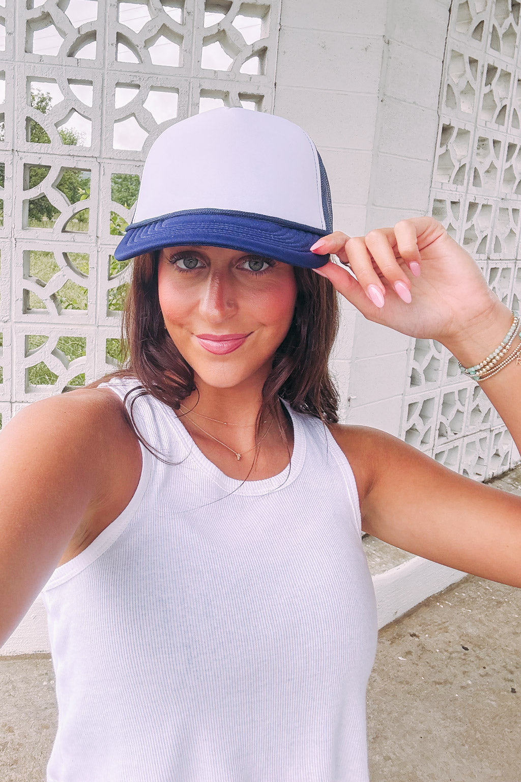 White/Navy