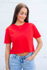 Cotton Heritage Crop Top T-Shirt