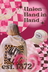 Alpha Phi Trippy Checkered Hoodie