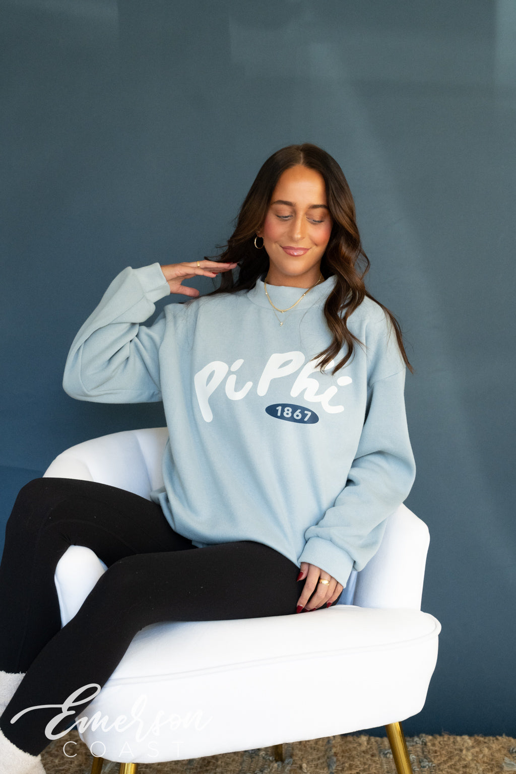 Emerson Coast Shoreline Mock Neck Sweatshirt