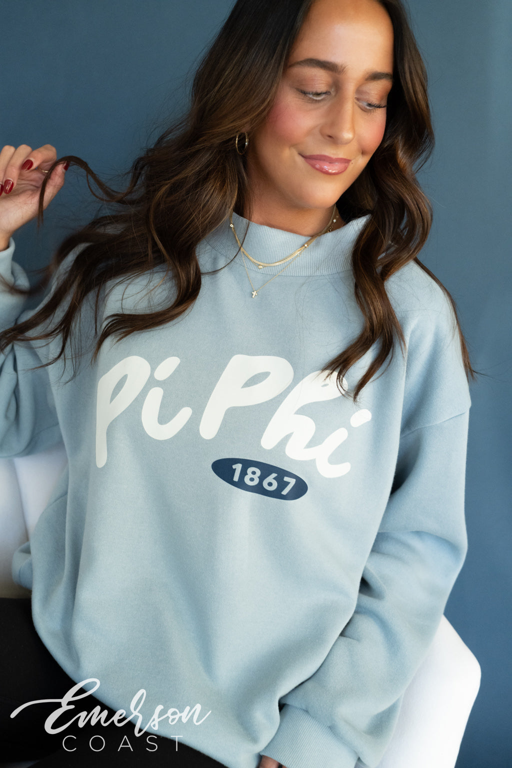 Pi Phi Aspen Mock Neck Sweatshirt