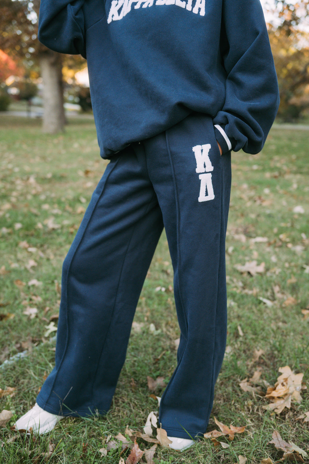 Emerson Coast Letterman Vneck & Pants Set