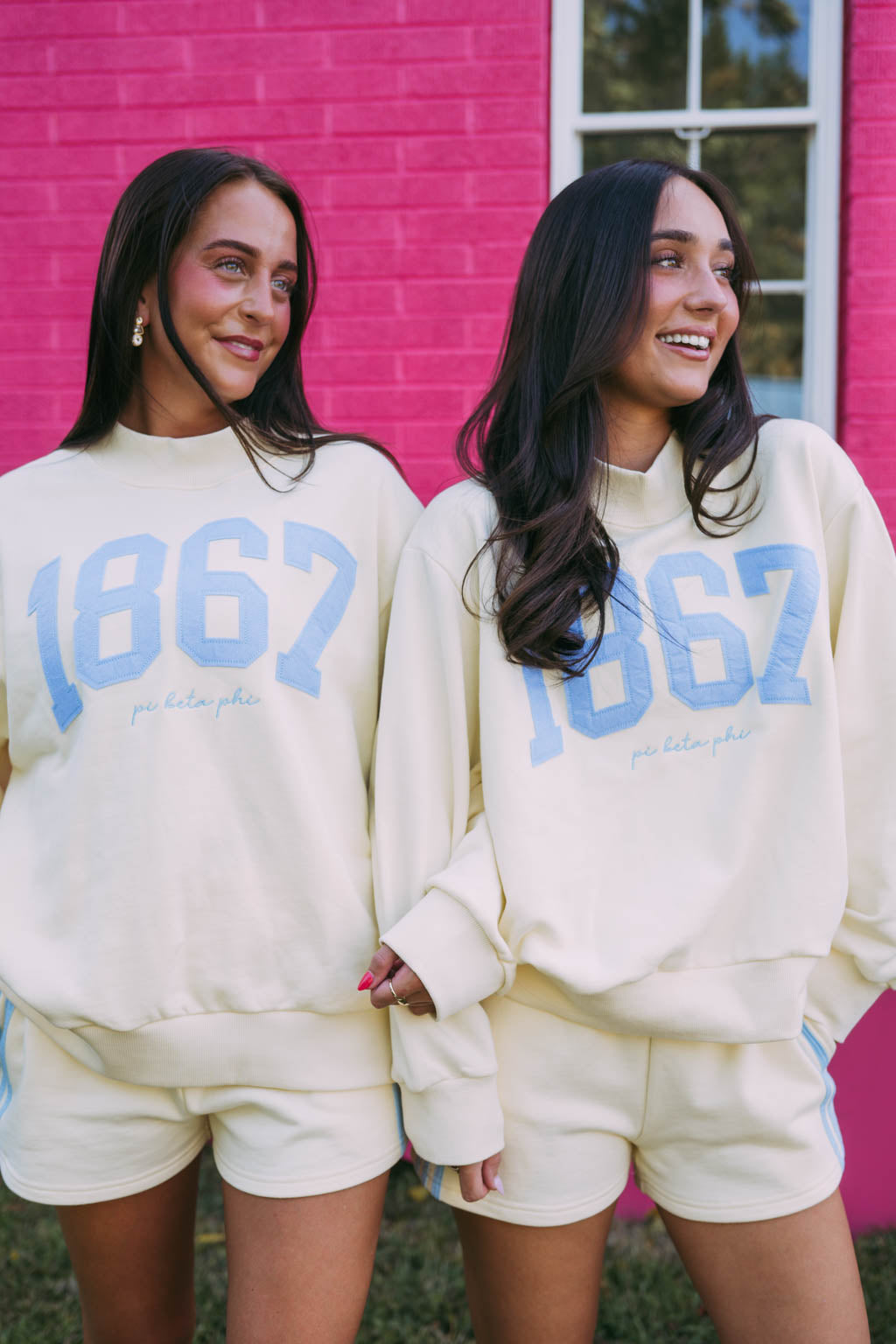 Pi Beta Phi Vintage Varsity Mockneck