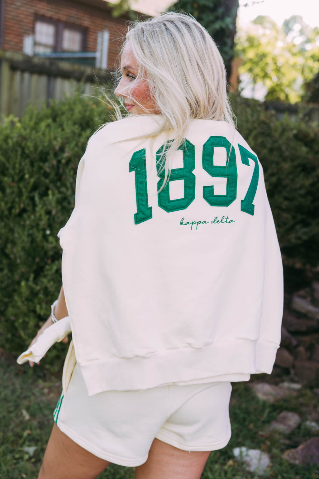 Kappa Delta Vintage Varsity Mockneck