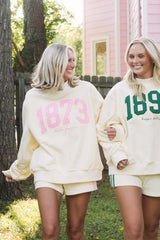 Delta Gamma Vintage Varsity Mockneck