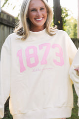 Delta Gamma Vintage Varsity Mockneck