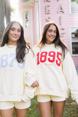 Chi O Vintage Varsity Mockneck