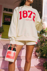 Alpha Phi Vintage Varsity Mockneck
