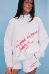 Kappa Kappa Gamma Red Script Set