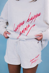 Kappa Kappa Gamma Red Script Set