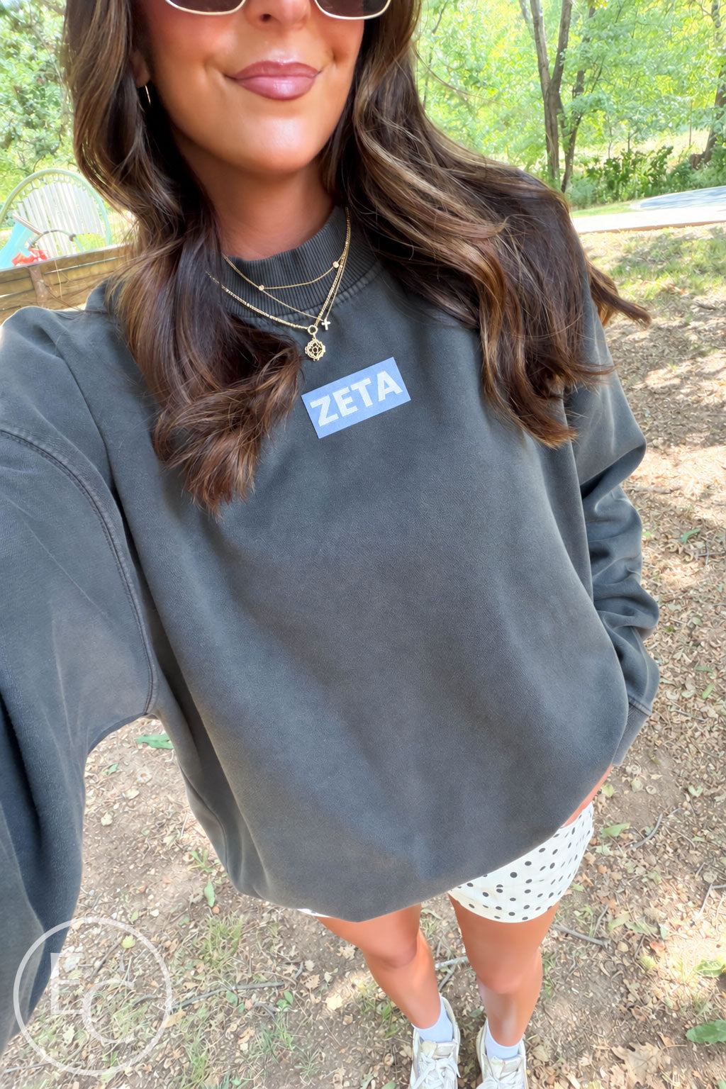 Zeta Patch Smoke Mockneck