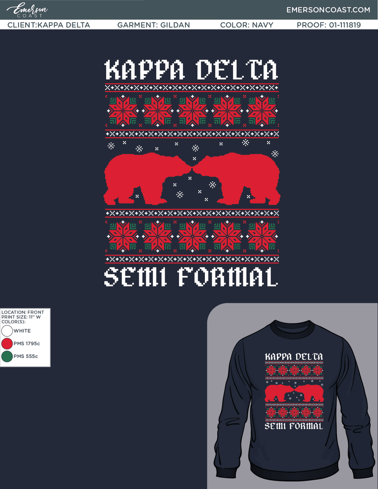 01-111819 Kappa Delta Kansas State University Semi-Formal SWEATSHIRTS 2019-01