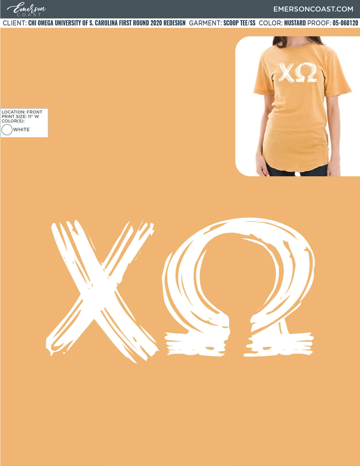 05-060120 Chi Omega University of South Carolina First Round 2020