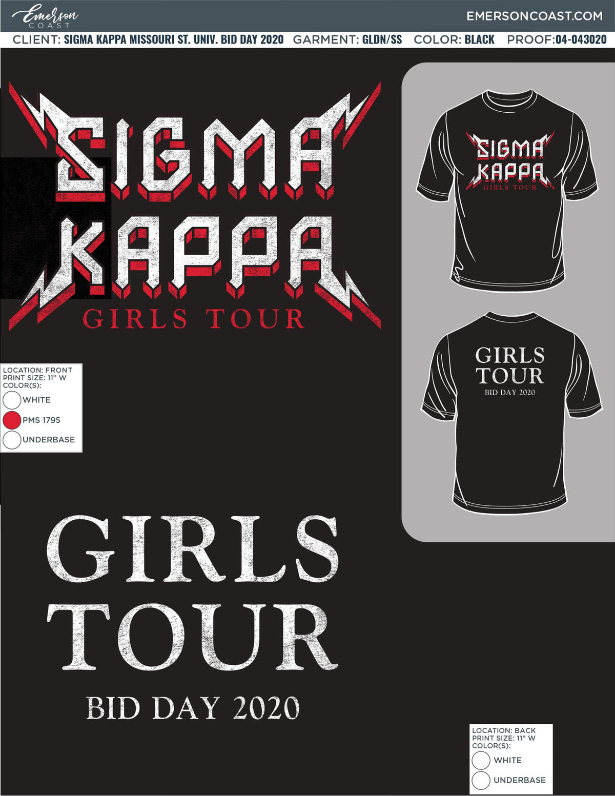 04-043020 Sigma Kappa Missouri State University Bid Day 2020