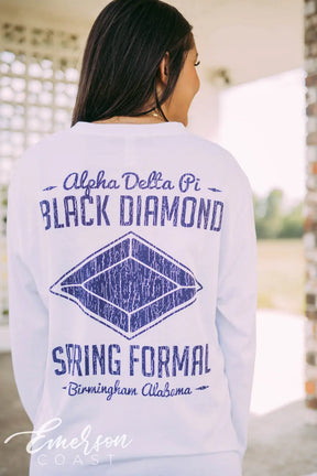 Alpha Delta Pi Black Diamond Formal Long Sleeve