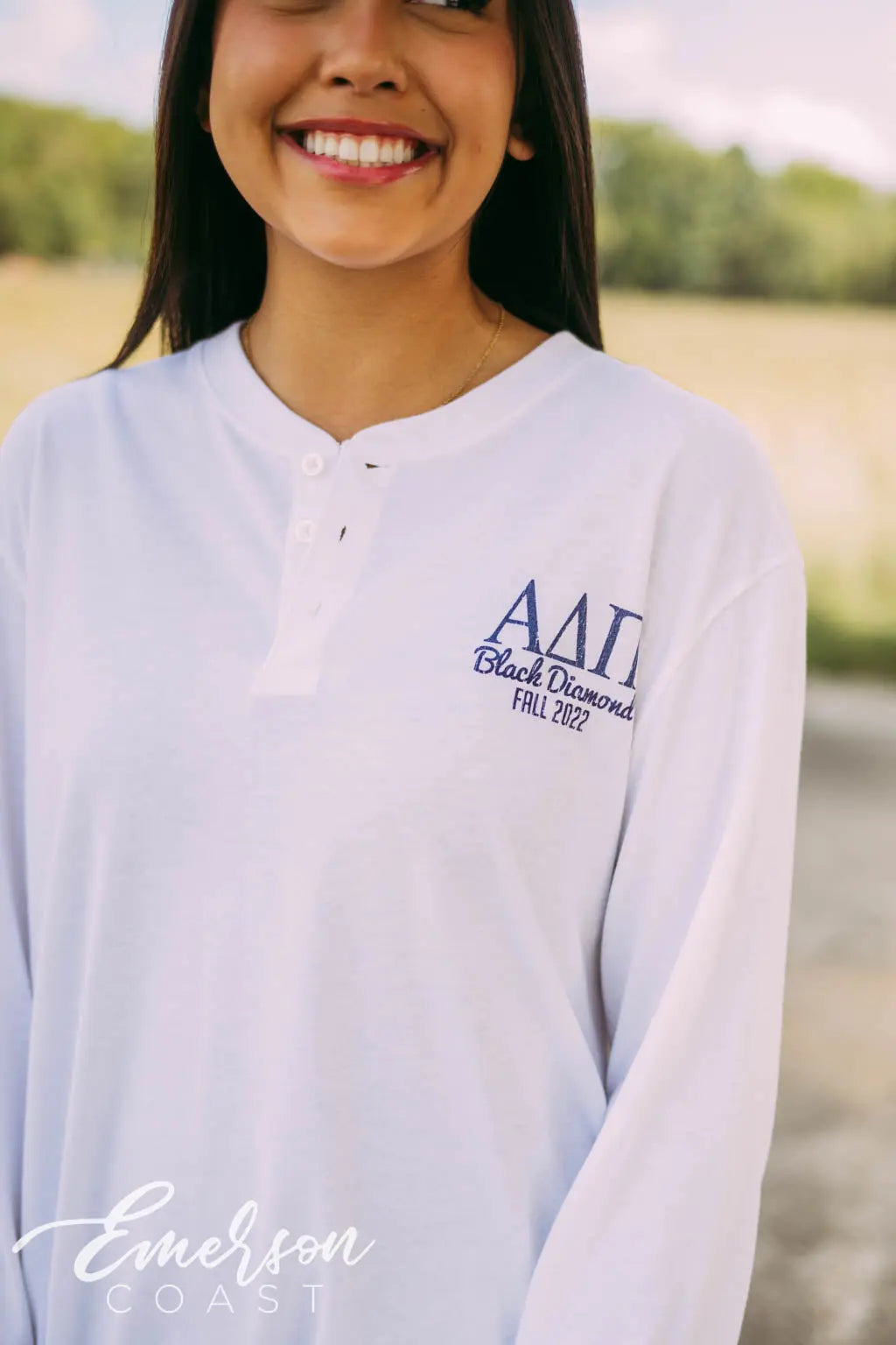 Alpha Delta Pi Black Diamond Formal Long Sleeve