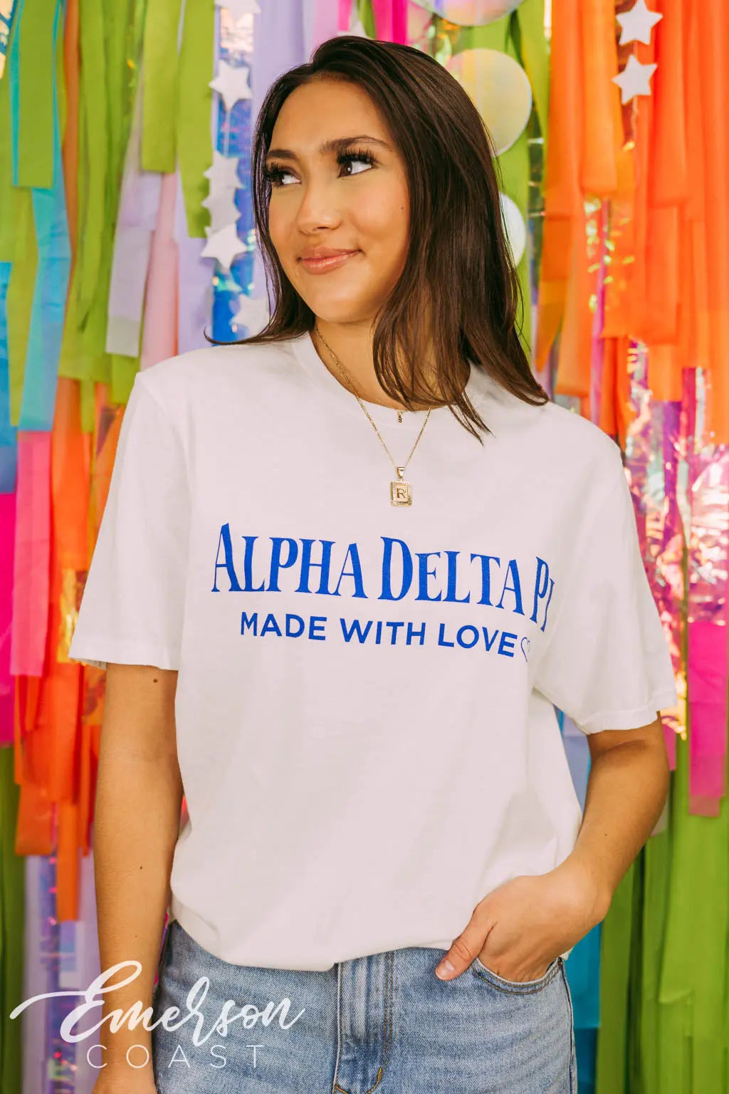 Alpha Delta Pi Made With Love Tshirt