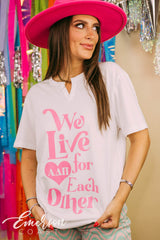 ADPi WLFEO Heart Notch Tee