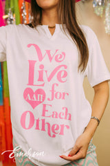 ADPi WLFEO Heart Notch Tee